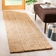 thumbnail image 1 of SAFAVIEH Natural Fiber Morley Braided Jute Runner Rug, Natural, 2'3" x 12', 1 of 7