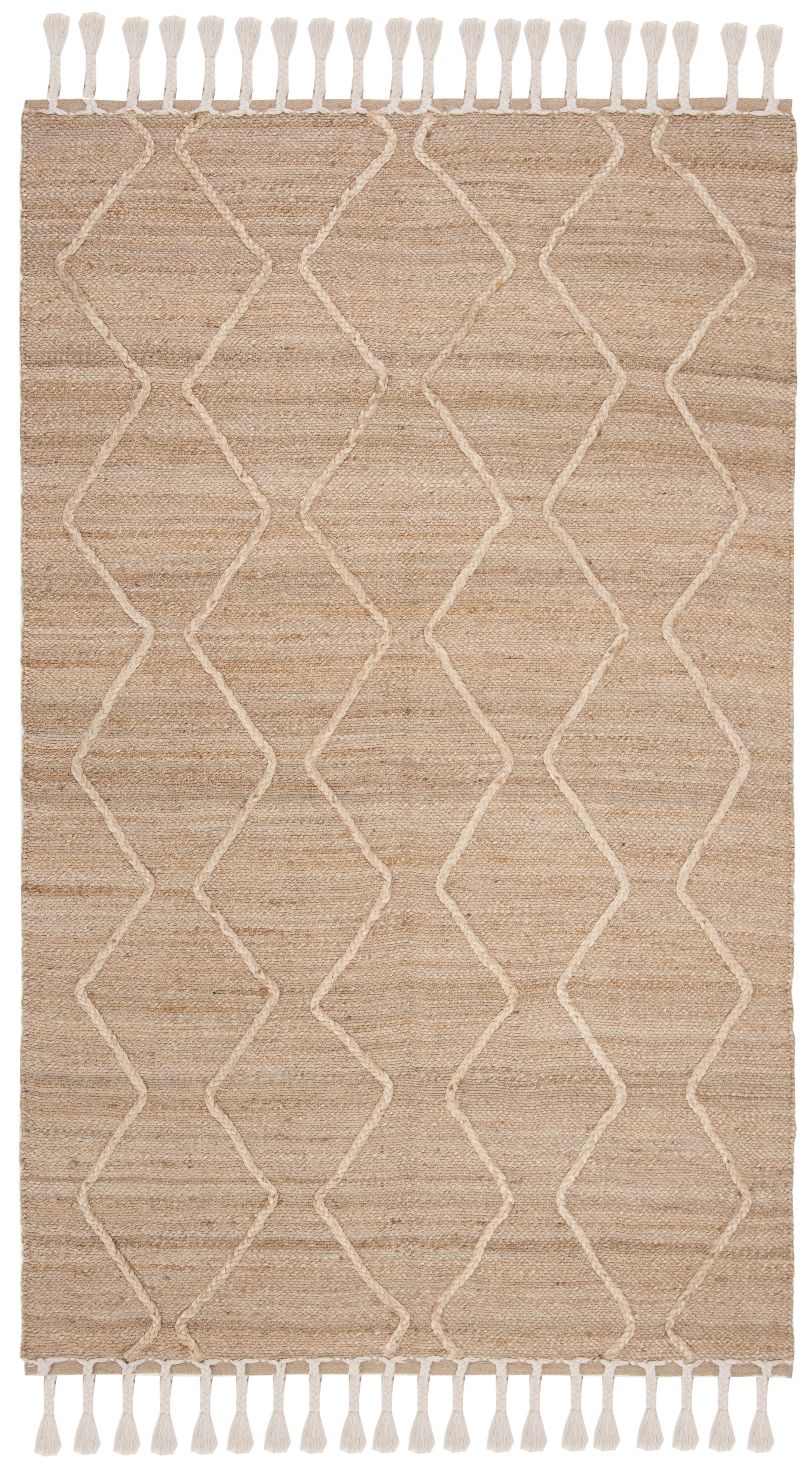Handwoven Natural Fiber Rectangular Rug - 9' x 12'