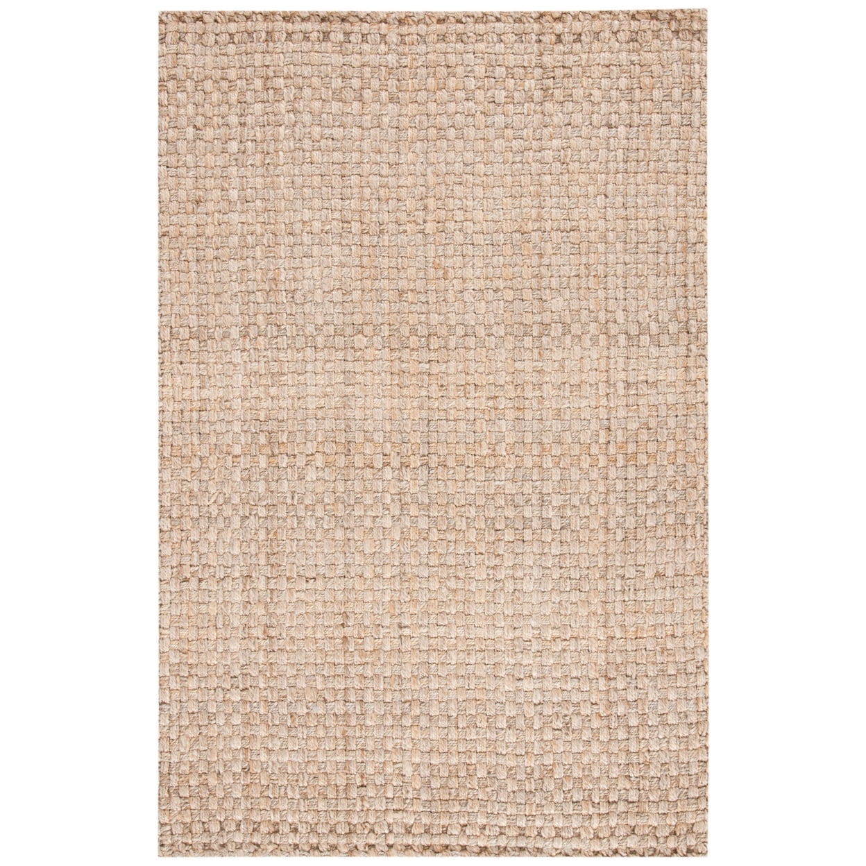 SAFAVIEH Braided Jute Area Rug – 3' Round, Beige/Natural, Reversible, Handmade