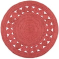 thumbnail image 1 of SAFAVIEH Natural Fiber Morgan Solid Area Rug, Rust, 5' x 5' Round, 1 of 7