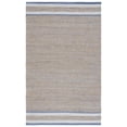 thumbnail image 1 of SAFAVIEH Natural Fiber Becky Solid Area Rug, Natural/Blue, 4' x 6', 1 of 11