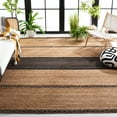 thumbnail image 1 of SAFAVIEH Natural Fiber Seanna Striped Area Rug, Natural/Black, 5' x 8', 1 of 10