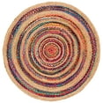 thumbnail image 1 of SAFAVIEH Natural Fiber NFB301U Pink / Natural Rug, 1 of 4