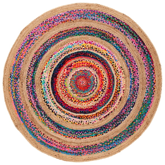 SAFAVIEH Natural Fiber NFB301U Pink / Natural Rug