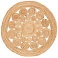 thumbnail image 1 of SAFAVIEH Natural Fiber Maybelle Geometric Area Rug, Natural, 4' x 4' Round, 1 of 7