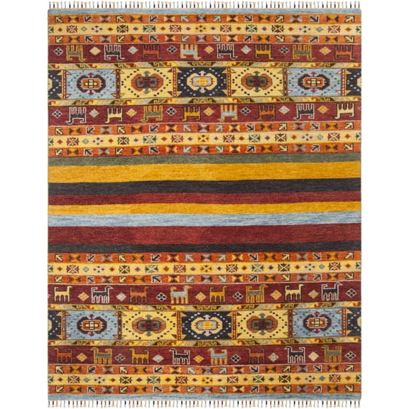 SAFAVIEH Natural Fiber NFB653H Charcoal / Natural Rug