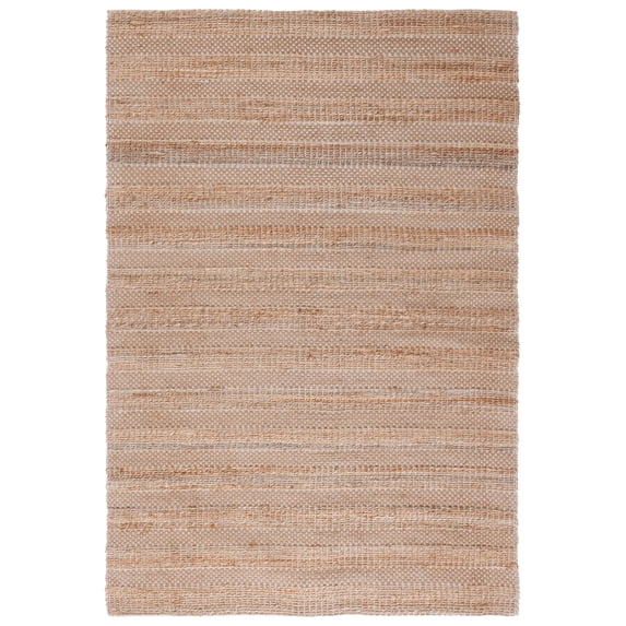 SAFAVIEH Natural Fiber Beulah Striped Area Rug, Ivory/Natural, 10' x 14'