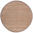 thumbnail image 1 of SAFAVIEH Natural Fiber Jack Striped Area Rug, Rust/Natural, 7' x 7' Round, 1 of 11