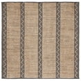 thumbnail image 1 of SAFAVIEH Natural Fiber Nanette Striped Area Rug, Natural/Gray, 6' x 6' Square, 1 of 8