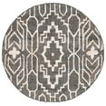 thumbnail image 1 of SAFAVIEH Natural Fiber Natalie Geometric Area Rug, Black/Ivory, 6' x 6' Round, 1 of 8