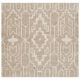 thumbnail image 1 of SAFAVIEH Natural Fiber Natalie Geometric Area Rug, Grey/Ivory, 6' x 6' Square, 1 of 7