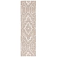 thumbnail image 1 of SAFAVIEH Natural Fiber Natalie Geometric Runner Rug, Grey/Ivory, 2'3" x 9', 1 of 7