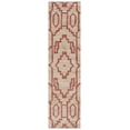 thumbnail image 1 of SAFAVIEH Natural Fiber Natalie Geometric Runner Rug, Natural/Red, 2'3" x 9', 1 of 8