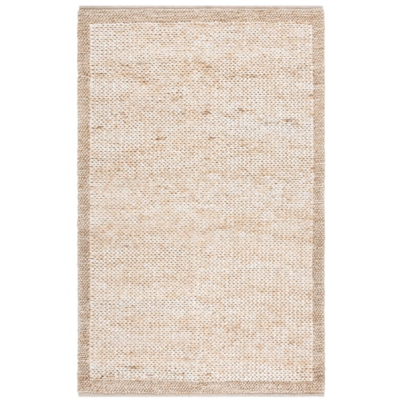 SAFAVIEH Natural Fiber Noweel Solid Area Rug, Beige, 4' x 6'