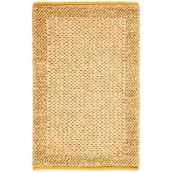 SAFAVIEH Natural Fiber Noweel Solid Area Rug, Gold, 3' x 5'