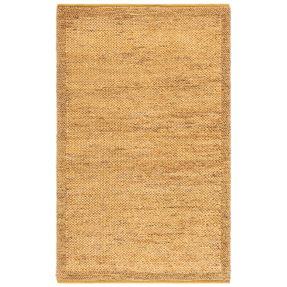 SAFAVIEH Natural Fiber Noweel Solid Area Rug, Gold, 4' x 6'
