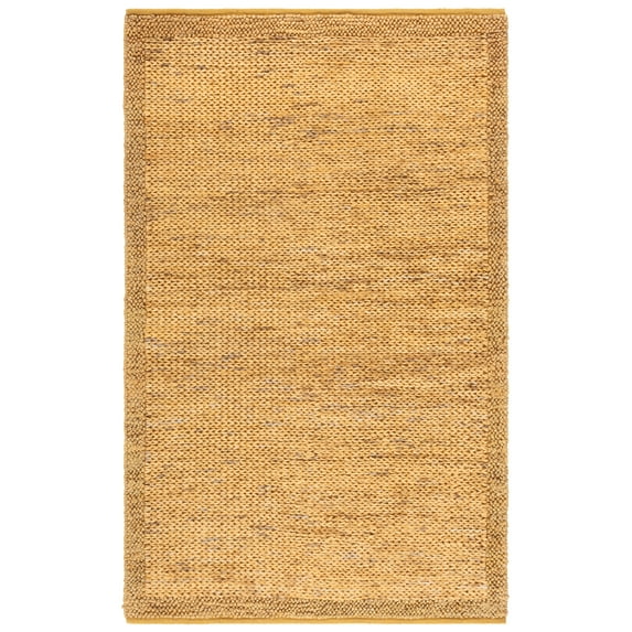 SAFAVIEH Natural Fiber Noweel Solid Area Rug, Gold, 5' x 8'