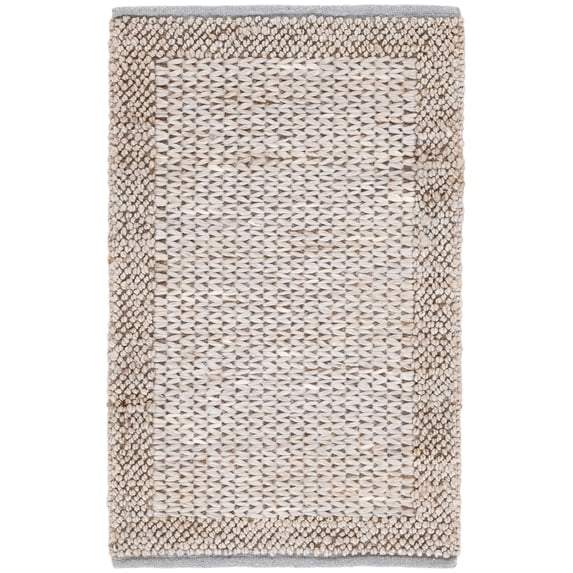 SAFAVIEH Natural Fiber Noweel Solid Area Rug, Gray, 3' x 5'