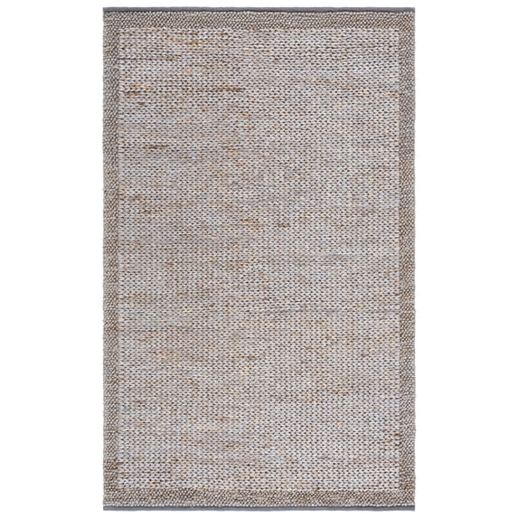 SAFAVIEH Natural Fiber Noweel Solid Area Rug, Gray, 5' x 8'
