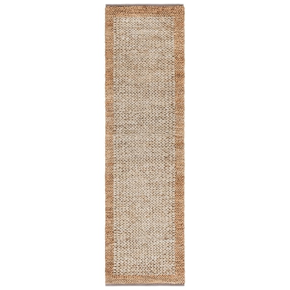 SAFAVIEH Natural Fiber Noweel Solid Runner Rug, Natural, 2'3" x 8'