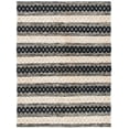 thumbnail image 1 of SAFAVIEH Natural Fiber Odran Striped Area Rug, Black/Ivory, 8' x 10', 1 of 10