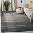thumbnail image 1 of SAFAVIEH Natural Fiber Ombre Striped Jute Area Rug, Blue/Gold, 4' x 6', 1 of 8