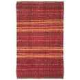 thumbnail image 1 of SAFAVIEH Natural Fiber Ombre Striped Jute Area Rug, Red/Gold, 3' x 5', 1 of 9