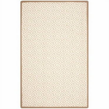 SAFAVIEH Natural Fiber Oswin Geometric Sisal Area Rug, Natural, 4' x 6'