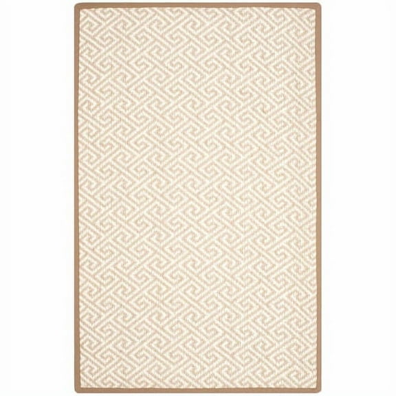 SAFAVIEH Natural Fiber Oswin Geometric Sisal Area Rug, Natural, 4' x 6'