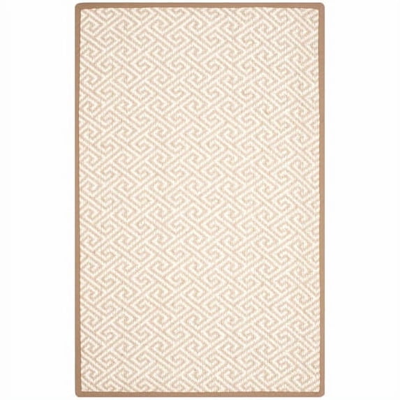 SAFAVIEH Natural Fiber Oswin Geometric Sisal Area Rug, Natural, 8' x 10'