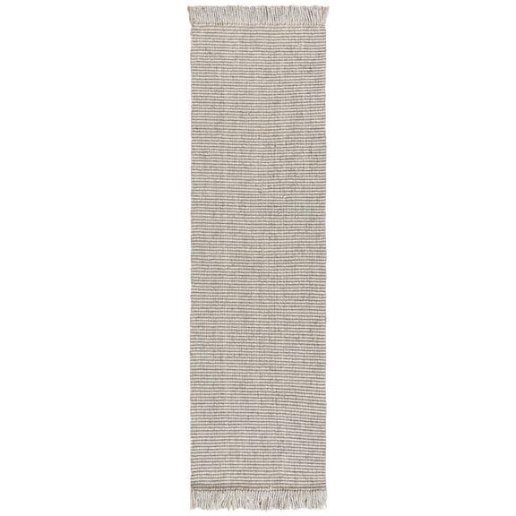 SAFAVIEH Natural Fiber Paulino Solid Runner Rug, Gray, 2'3" x 8'