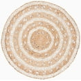 thumbnail image 1 of SAFAVIEH Natural Fiber Penelope Geometric Area Rug, Ivory/Natural, 3' x 3' Round, 1 of 8