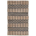 thumbnail image 1 of SAFAVIEH Natural Fiber Petra Striped Area Rug, Black/Natural, 3' x 5', 1 of 11