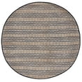 thumbnail image 1 of SAFAVIEH Natural Fiber Petra Striped Area Rug, Navy/Natural, 7' x 7' Round, 1 of 11