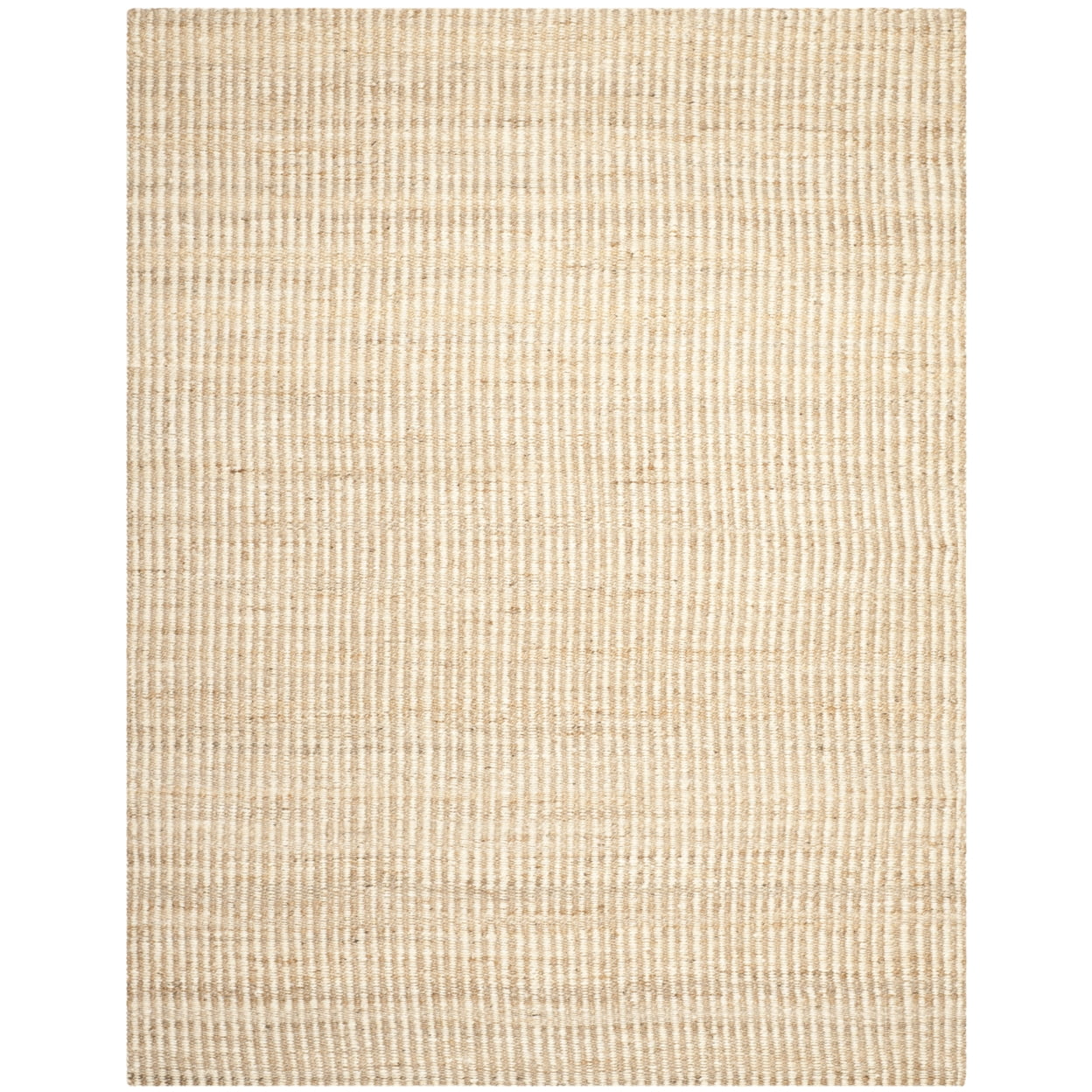 Hand-Knotted Natural Ivory Jute 4'x6' Area Rug