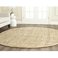 thumbnail image 1 of SAFAVIEH Natural Fiber Phyliss Braided Jute Area Rug, Natural/Ivory, 5' x 5' Round, 1 of 5