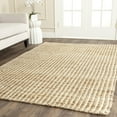 thumbnail image 1 of SAFAVIEH Natural Fiber Phyliss Braided Jute Area Rug, Natural/Ivory, 7' x 7' Square, 1 of 5