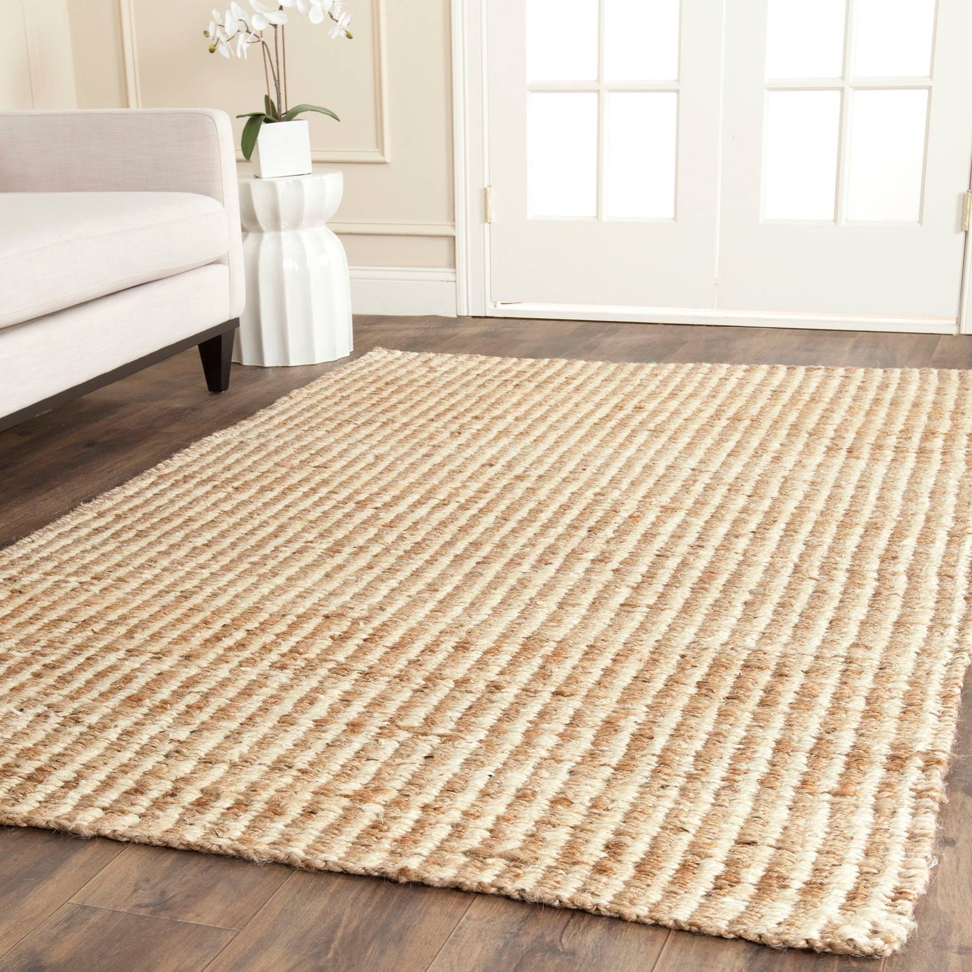 Natural Ivory 8' x 10' Handwoven Jute Area Rug