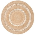 thumbnail image 1 of SAFAVIEH Natural Fiber Portmont Geometric Area Rug, Natural, 4' x 4' Round, 1 of 8