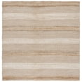 thumbnail image 1 of SAFAVIEH Natural Fiber Quincy Striped Area Rug, Ivory/Natural, 6'6" x 6'6" Square, 1 of 11