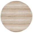 thumbnail image 1 of SAFAVIEH Natural Fiber Quincy Striped Area Rug, Ivory/Natural, 7' x 7' Round, 1 of 8