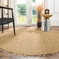 thumbnail image 1 of SAFAVIEH Natural Fiber Raleigh Braided Seagrass Area Rug, Natural, 6' x 6' Round, 1 of 6