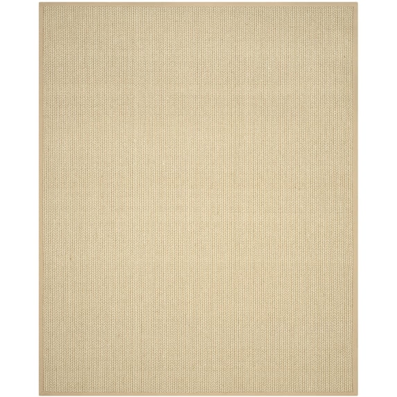 SAFAVIEH Natural Fiber Rosheen Bordered Area Rug, Beige, 9' x 12'
