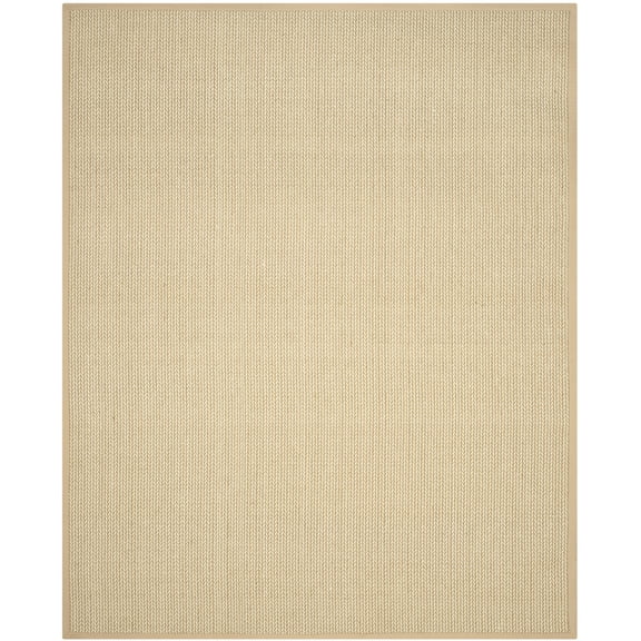 SAFAVIEH Natural Fiber Rosheen Bordered Runner Rug, Beige, 2' x 10'