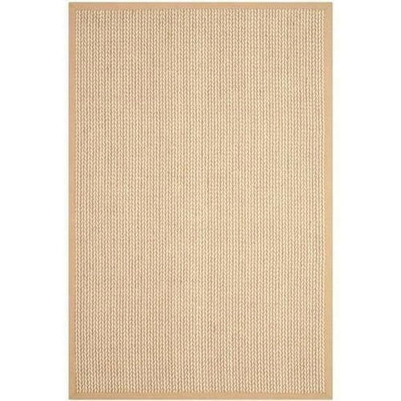 SAFAVIEH Natural Fiber Rosheen Braided Area Rug, Beige, 5' x 8'
