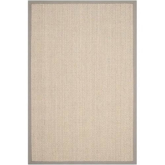 SAFAVIEH Natural Fiber Rosheen Braided Area Rug, Grey, 4' x 6'