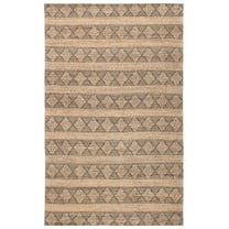 SAFAVIEH Natural Fiber Rozanne Geometric Area Rug, Natural/Black, 8' x 10'