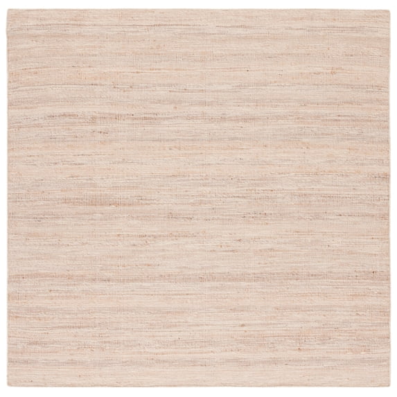SAFAVIEH Natural Fiber Salma Solid Area Rug, Natural/Beige, 6' x 6' Square