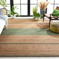 thumbnail image 1 of SAFAVIEH Natural Fiber Seanna Striped Area Rug, Natural/Green, 8' x 10', 1 of 10