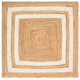 thumbnail image 1 of SAFAVIEH Natural Fiber Shannon Bordered Area Rug, Ivory/Natural, 6' x 6' Square, 1 of 8